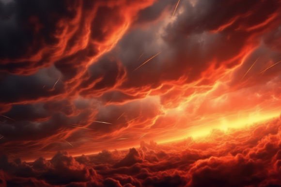 Sunset Sky Background Graphic by Creative World · Creative Fabrica