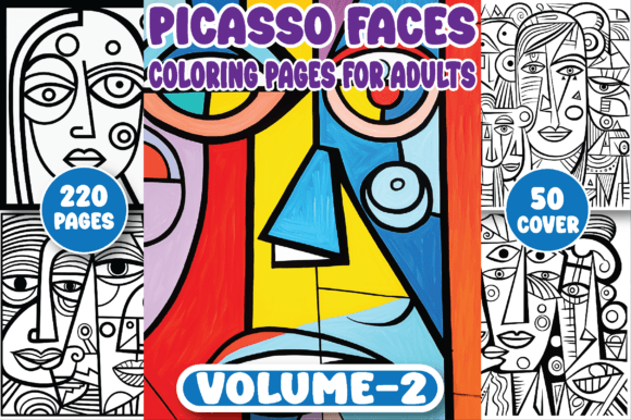 220 Picasso Faces Coloring Pages