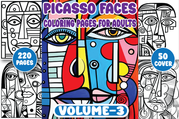 220 Picasso Faces Coloring Pages