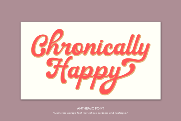 Anthemic Font - Preview 2
