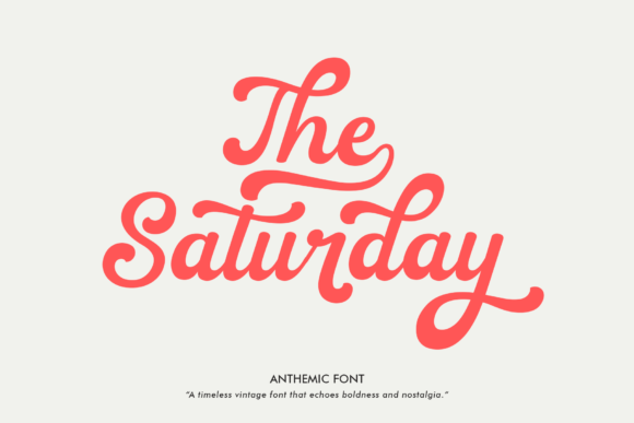 Anthemic Font - Preview 3