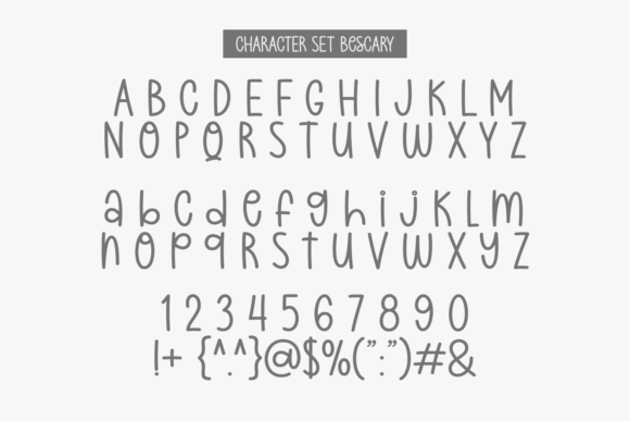 Bescary Font - Preview 4