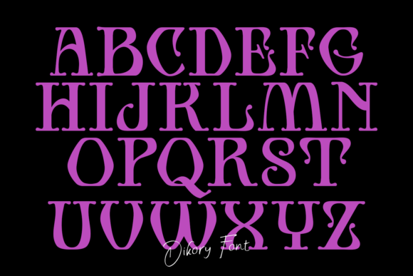 Dikory Font - Preview 2