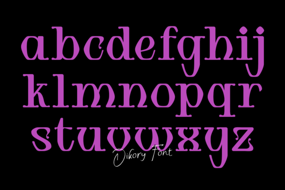 Dikory Font - Preview 4