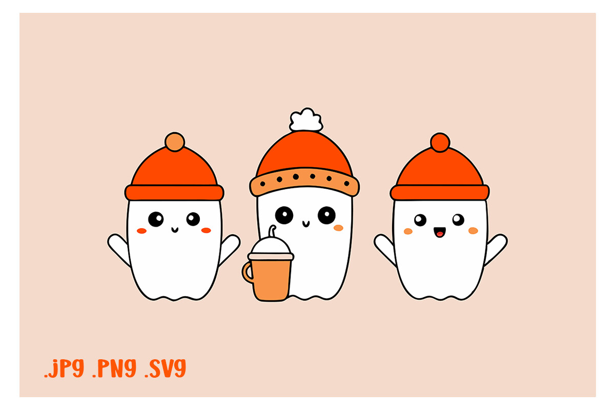 Ghost Graphic by Joanna Redesiuk · Creative Fabrica