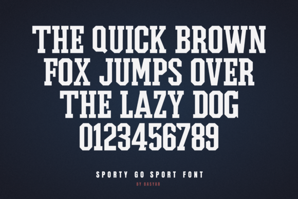 Go Sport Font - Preview 3