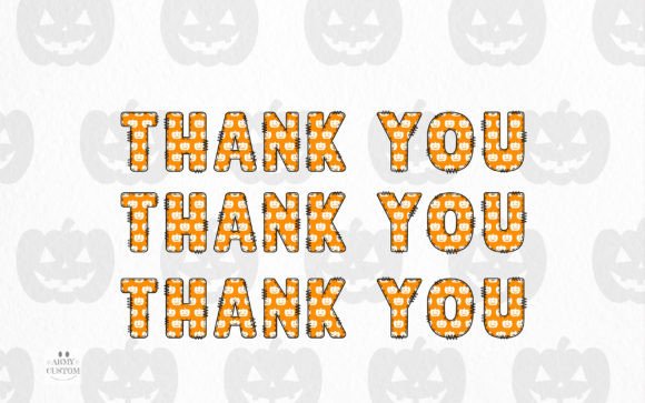 Halloween Army Pumpkin Font PNG with transparent background - Preview 2