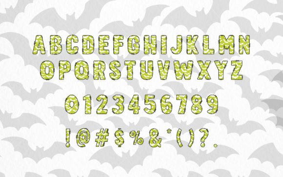 Halloween Army Set Font PNG with transparent background - Preview 1