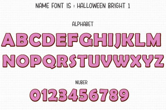 Halloween Bright Font - Preview 1