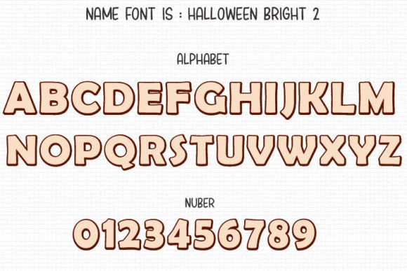Halloween Bright Font - Preview 3