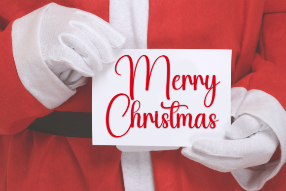 Holiday Font - Preview 4