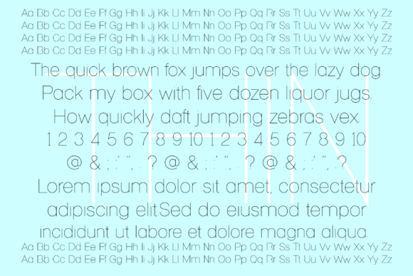 Linea Forte Font PNG with transparent background - Preview 1