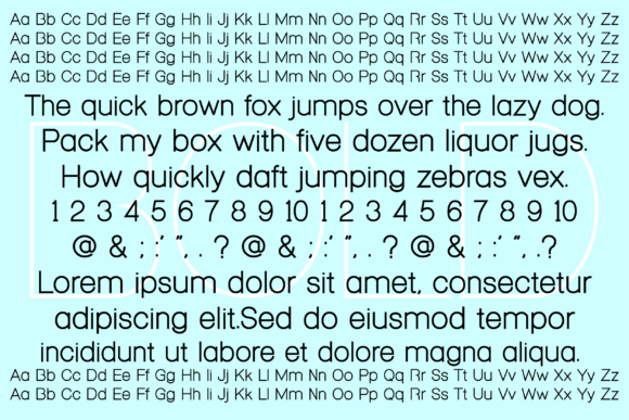 Linea Forte Font PNG with transparent background - Preview 3