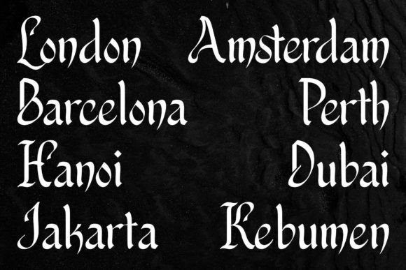 Minsk Charlotte Font PNG with transparent background - Preview 6