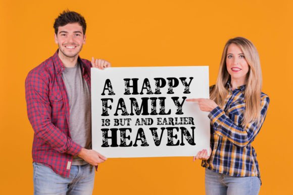 Mommy Flower Font PNG with transparent background - Preview 3