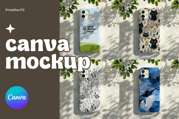 Phone Case IPhone Sleeve Canva Mockup