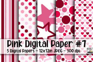 Pink Digital Paper #7 Graphic by oldmarketdesigns · Creative Fabrica