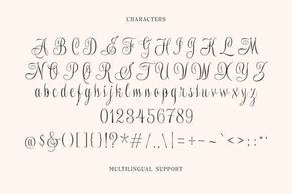 Silverbell Font PNG with transparent background - Preview 5
