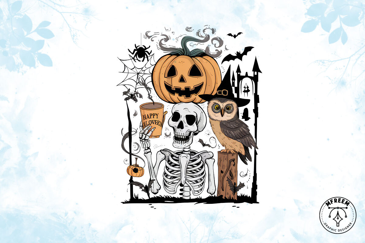 Spooky Vibes Clipart PNG Graphic by mfreem · Creative Fabrica