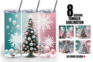 Tumbler Wrap Christmas Tree Graphic by Artnoy · Creative Fabrica