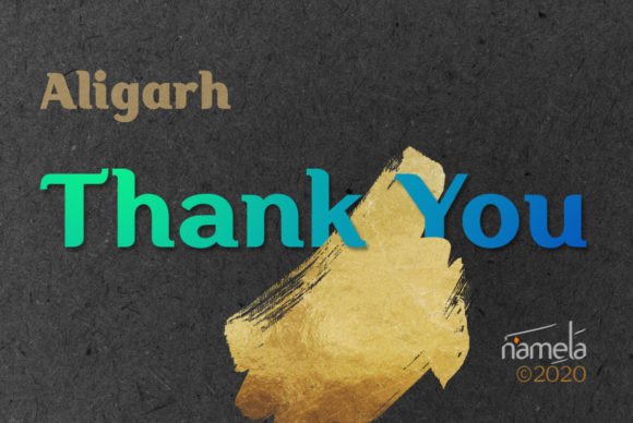 Aligarh Font - Preview 6