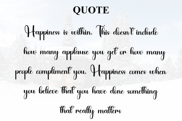 Blisymint Font - Preview 5