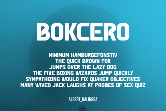Bokcero Font - Preview 2