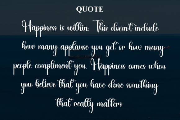 Brilliant Maylena Font PNG with transparent background - Preview 5