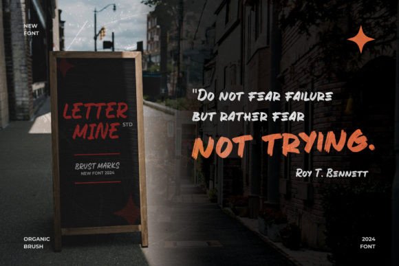 Brust Marks Font - Preview 3