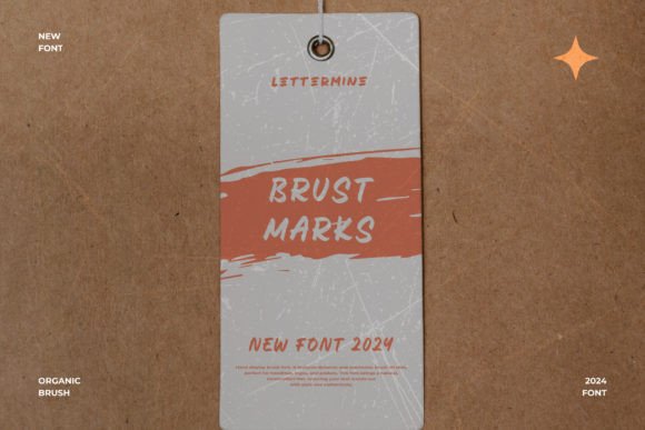 Brust Marks Font - Preview 5