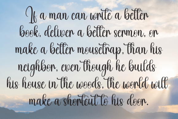 Calligraphy Font - Preview 5