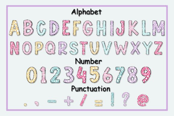 Colors Rb Dots Font - Preview 2