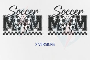 Coquette Soccer Mom Bow Retro Sport Mama Graphic by Premium Digital ...
