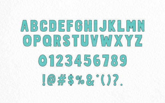 Cutting Mat Army Font - Preview 1