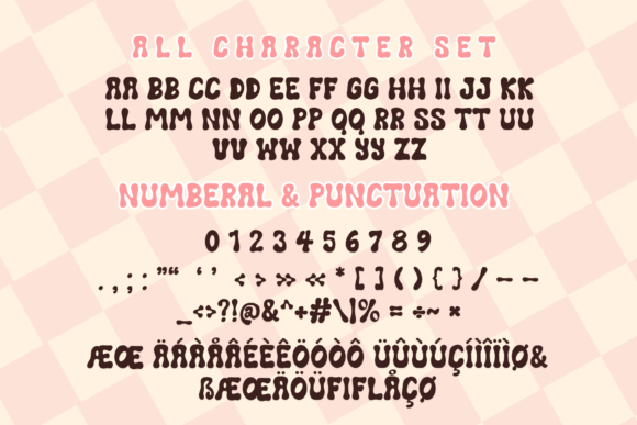 Groovy School Font font preview - 4