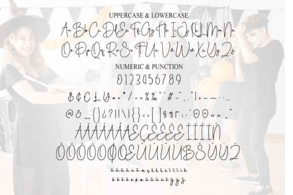Halloween Party Font - Preview 6