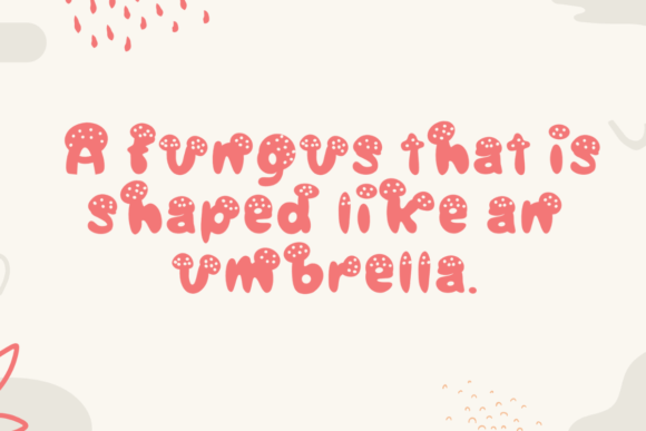 Happy Fungy Font - Preview 1