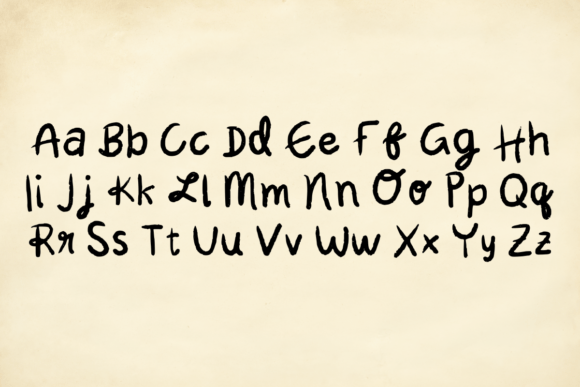 Nostalgic Notes Font PNG with transparent background - Preview 1