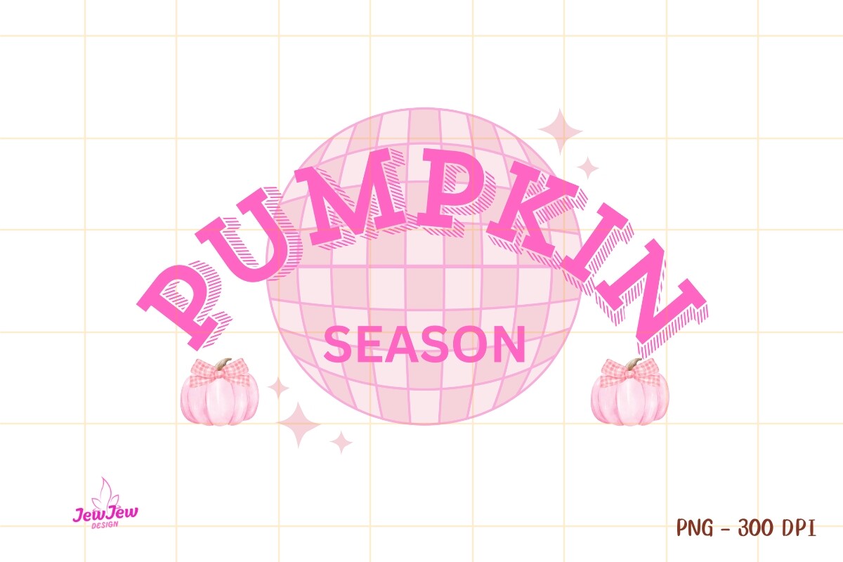 Pink Pumpkin Season,Fall PNG Graphic by JewjewDesign · Creative Fabrica