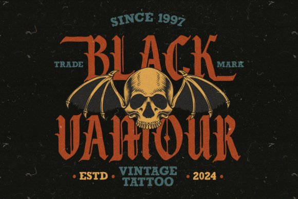 Salt Black Combat Font PNG with transparent background - Preview 4