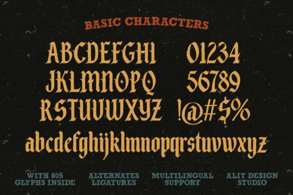 Salt Black Combat Font PNG with transparent background - Preview 5