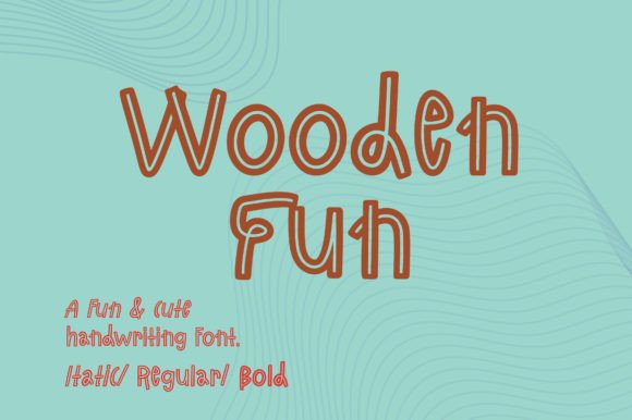 Woodenfun Script & Handwritten Font By MTK Studio