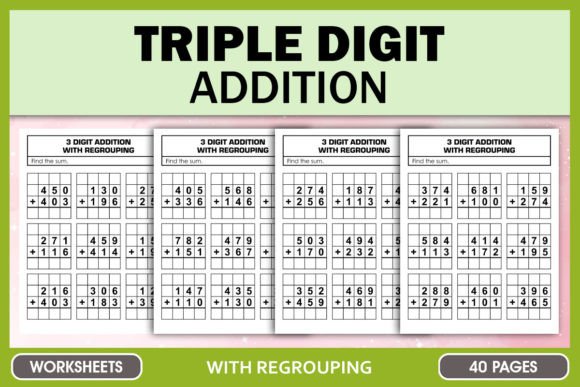 3 Digit Addition with Regrouping