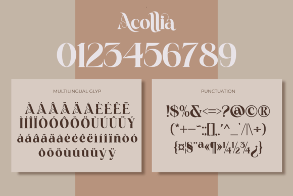 Acollia Font - Preview 5