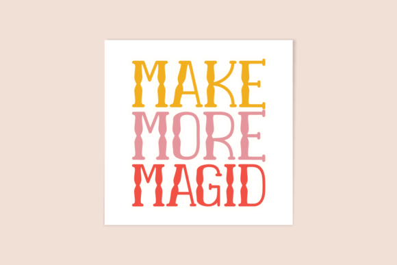 Always Unique Font - Preview 3