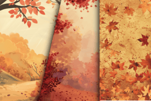 Autumn Freebie Digital Paper Bundle Graphic by Regulrcrative · Creative ...