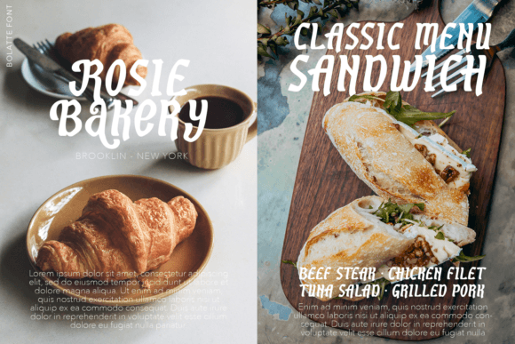 Bolatte Font PNG with transparent background - Preview 3