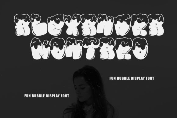 Bubble Snow Font - Preview 3