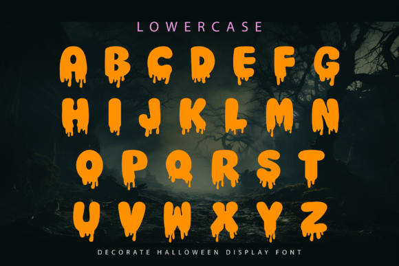 Cute Halloween Ghost Font PNG with transparent background - Preview 3