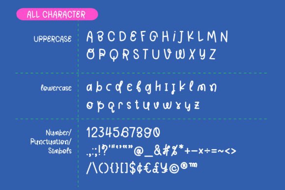Cheery Hand Font Font - Preview 1